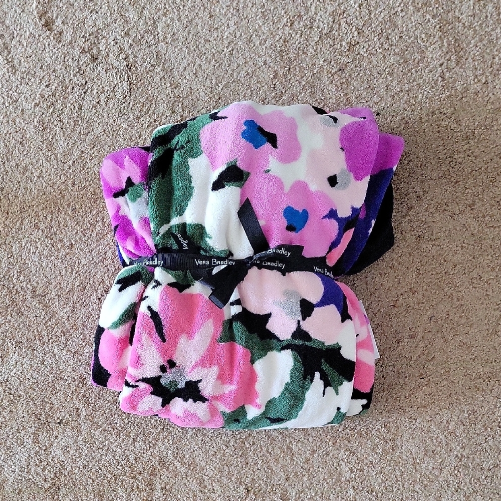 Flower Garden Throw Blanket by Vera Bradley NWT